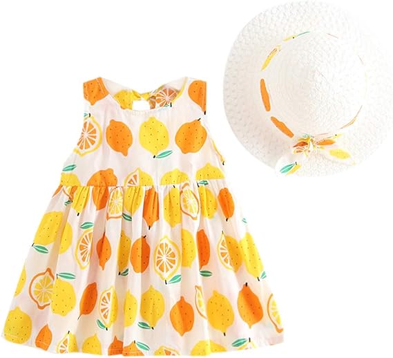 Amazon Co Jp ベビーワンピースhodarey 女の子 可愛い ワンピースプリンセスドレス 子供用 ワンピース 夏 袖無しフルーツプリント ワンピースプリンセスドレス キッズ ガールズ 子供 ふわふわ ドレス 幼稚園 学園祭 パーディー コスチューム 誕生日 出産祝い 服