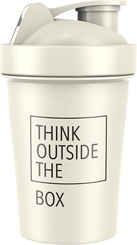 Miniatura 5 de Paquete de 5 botellas mezcladoras de proteínas para mezclas de proteínas, 20 onzas, vasos mezcladores aptos para lavavajillas para batidos de