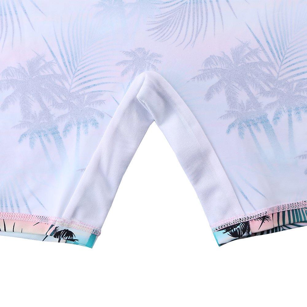 XFGIRLS Maillot de Bain Slip Une pièce à Manches Longues Anti-UV pour Fille de 0 Mois à 6 Ans