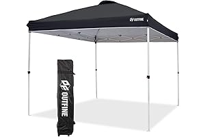 OUTFINE Patio Pop Up Canopy 10x10 Easy to Install Canopy Tent for Outdoor Activities