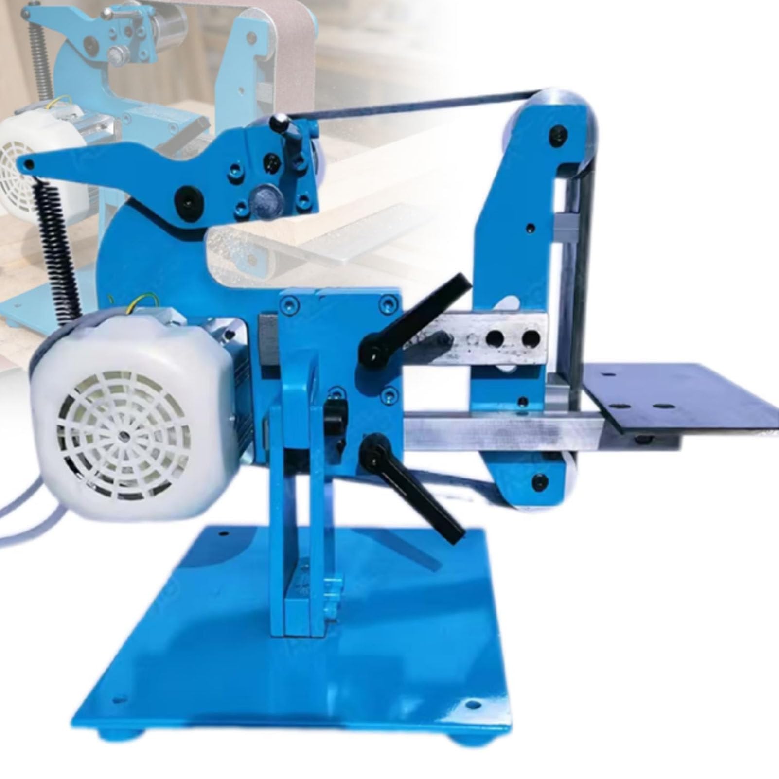 Cashwise 750w/1100W Grinder Grinding Polishing Machine, Vertical and Horizontal Knife Sharpener Polisher Belt Sander with 5pcs Abrasive Belts, for Wood and Metal 750W