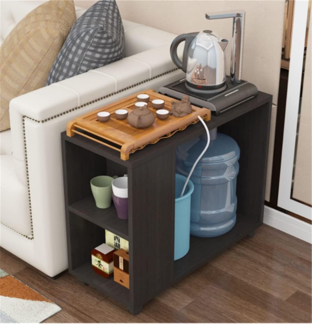 Side Table/End Table,Coffee Table Living Room Removable Kung Fu Tea Table with Wheels Sofa Side Corner Several Bedside Tables Small Table