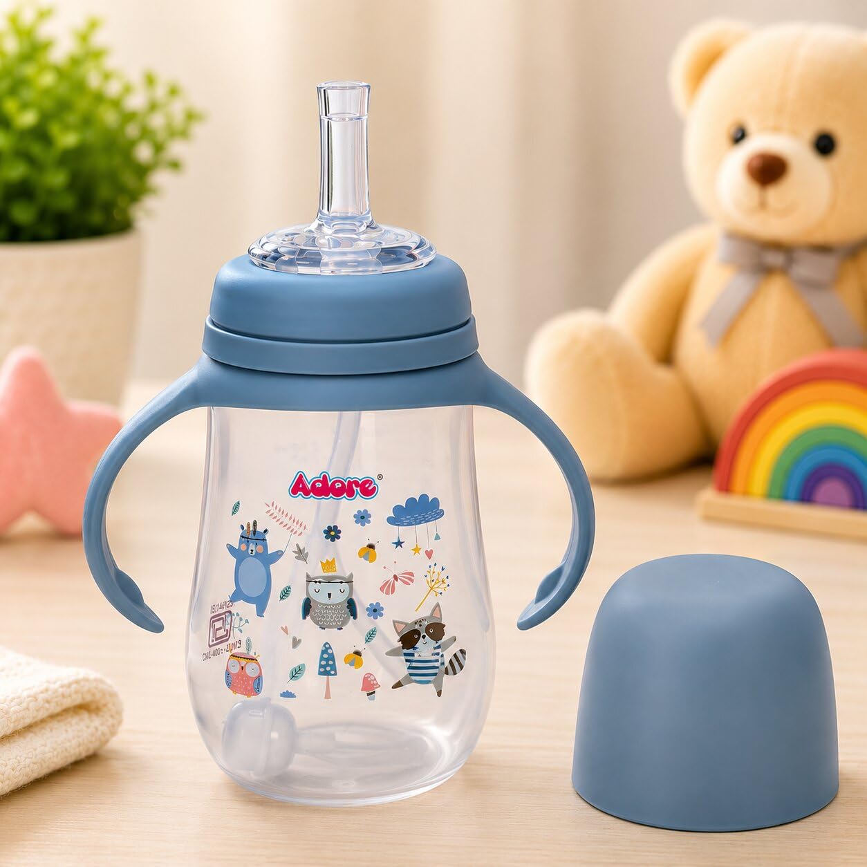 Adore Scotland Straw Sipper (Blue)