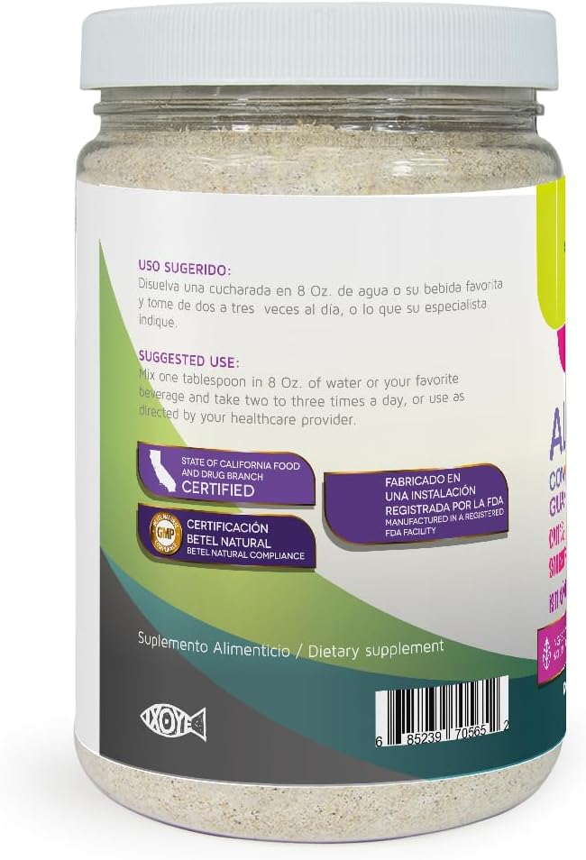 Betel Natural Premium Leche de Alpiste with Curcuma, Guanabana, and Moringa Superfood Powerhouse - 16 Oz