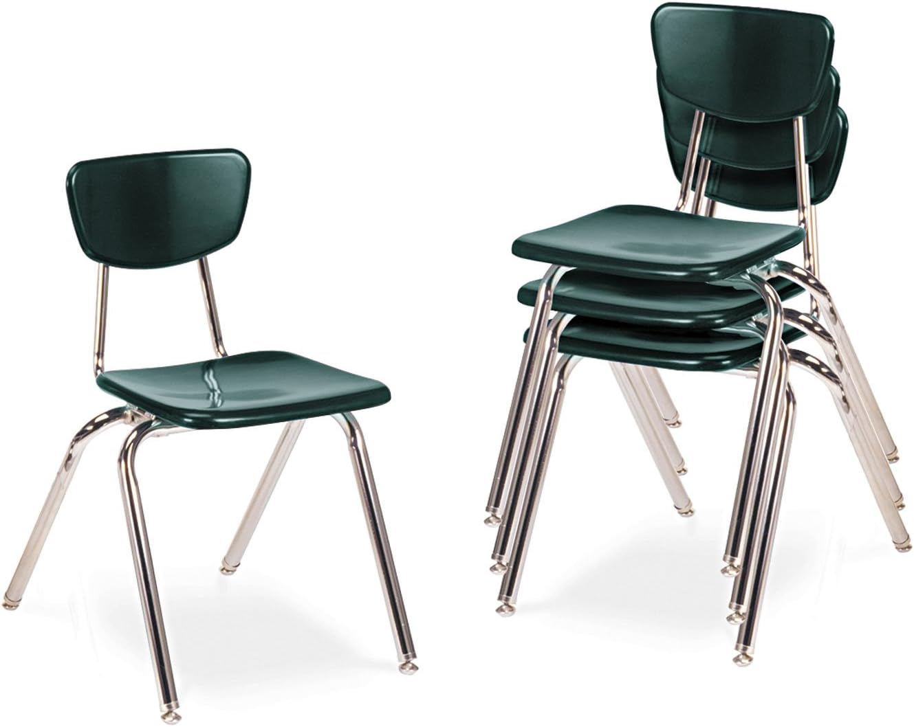 VIR301875 Virco 3000 Series Classroom Chairs Stacking