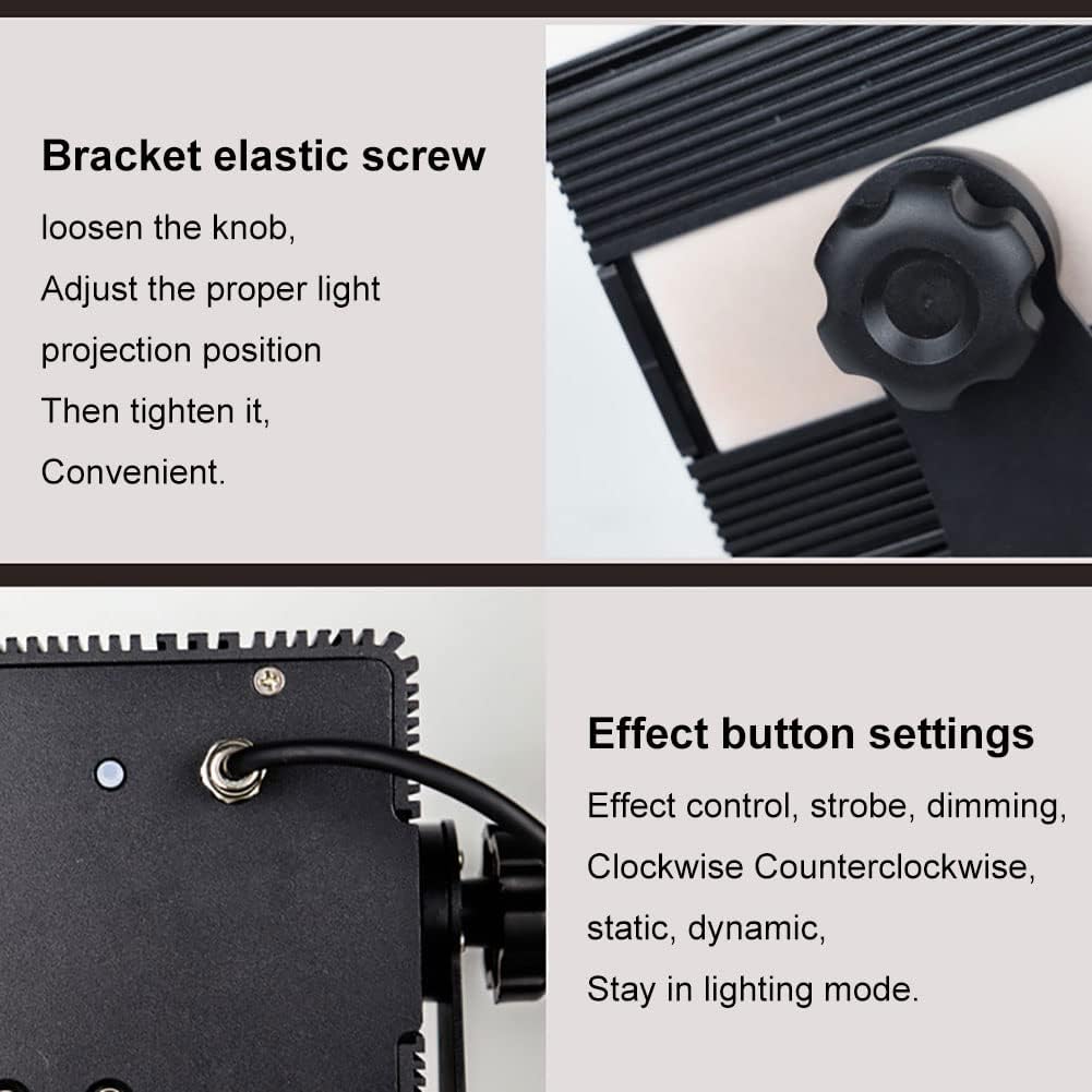 COYEUX Lámpara de proyector dinámica Firefly, con luz LED de Paisaje y Luces estrelladas, Ajuste de Botones de 8 Niveles, para jardín, decoración de Patio, Fiesta de Navidad