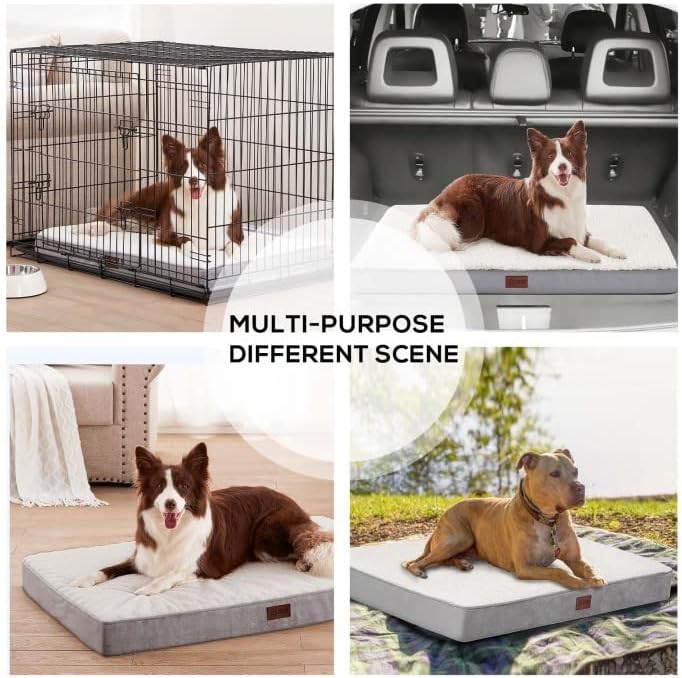 review Large Dog Crate Bed 36