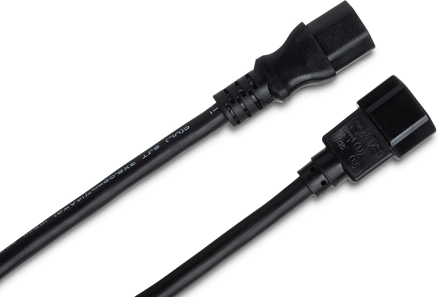 Hosa PWL-403 Power Extension Cord, IEC C14 to IEC C13, 3 Feet