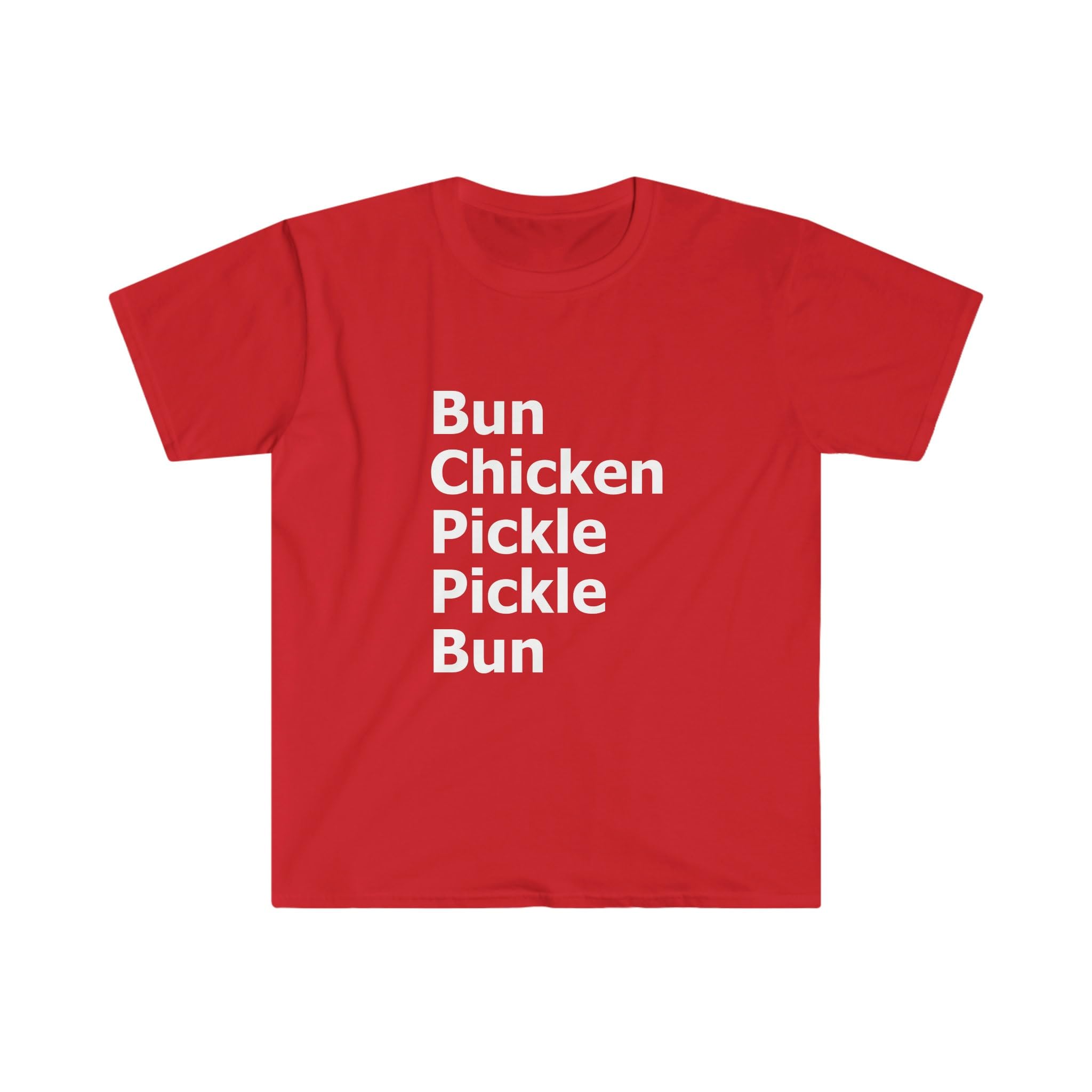 GenericBun Chicken Pickle Pickle Bun Chicken Sandwich Shirts Tee T Shirts - Size XL