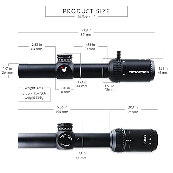 Amazon.co.jp: ベクターオプティクス Victoptics ZOD 1-4×20