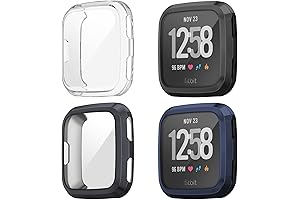 Compatible with Fitbit Versa Screen Protector Case