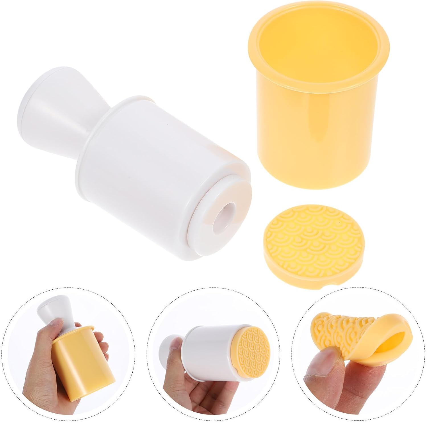 Cartoon Animal Cookie Press Mold Set, Silicone ABS Baking Tool