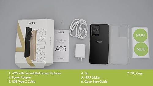 Miniatura 9 de NUU A25  2023  Desbloqueado  Garantía de Estados Unidos  FHD amolado de 6.7 pulgadas  Frecuencia de actualización de 120 Hz  Cámara AI de 50 MP  128