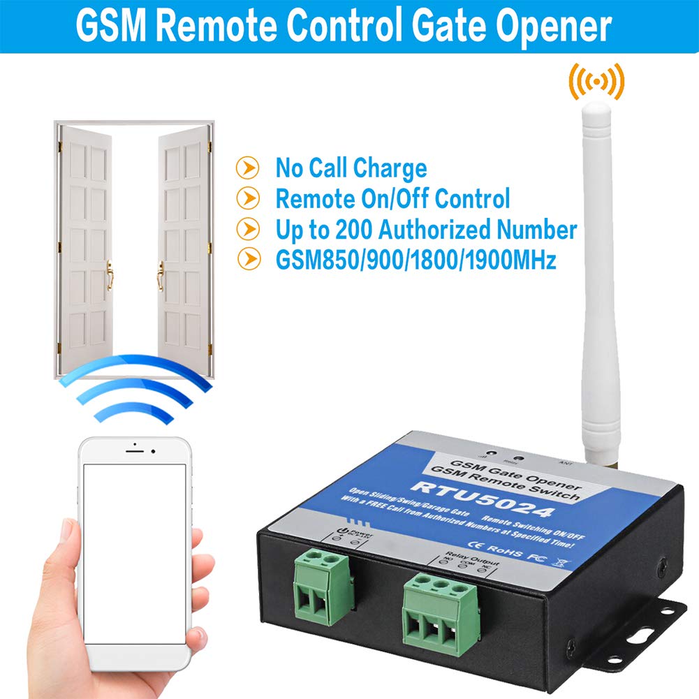 Interruptor inteligente wifi, relé inching/autobloqueo, módulo de interruptor para puerta de garaje compatible con mando a distancia