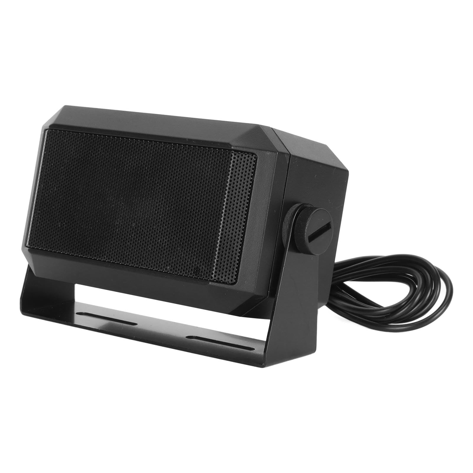 ASHATARectangular 3.5mm Plug 5W External Speaker, CB Speaker for Ham Radio, Professional Car Radio External Speaker for Mobile Transceiver for TYT MD 9600 for TH 9800