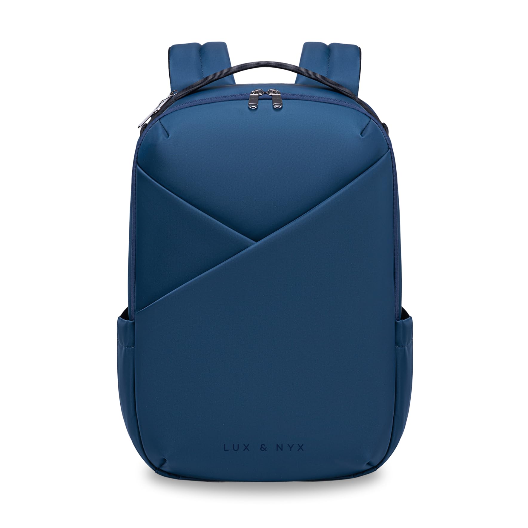 Lux & Nyx Origami Laptop Backpack for Work and Travel - Fits 16" MacBook Pro - Lightweight Business Bag - Men and Women (Navy)