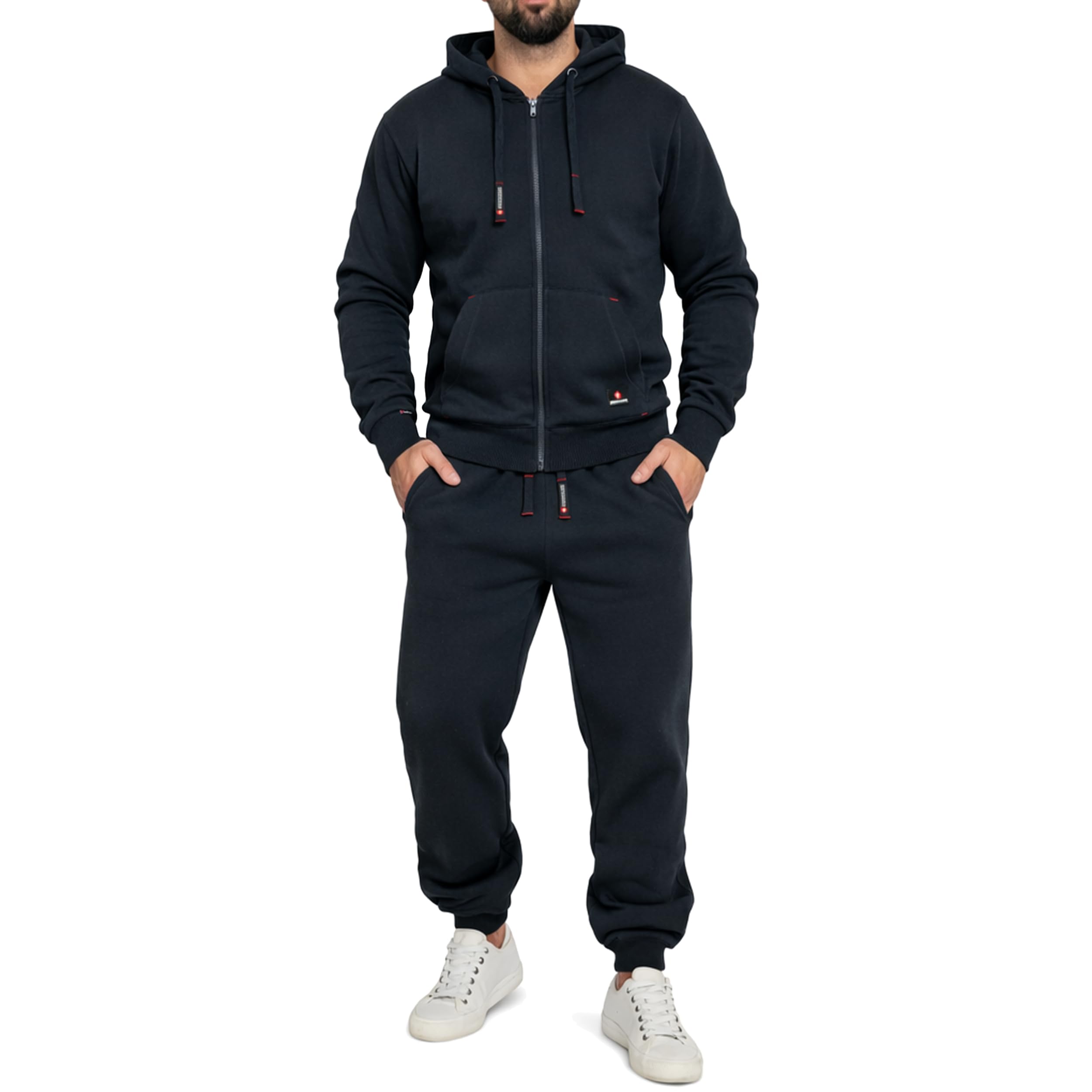 Höhenhorn Cozalp Men's Jogging Suit Tracksuit Leisure Suit, darkblue, XXXXL