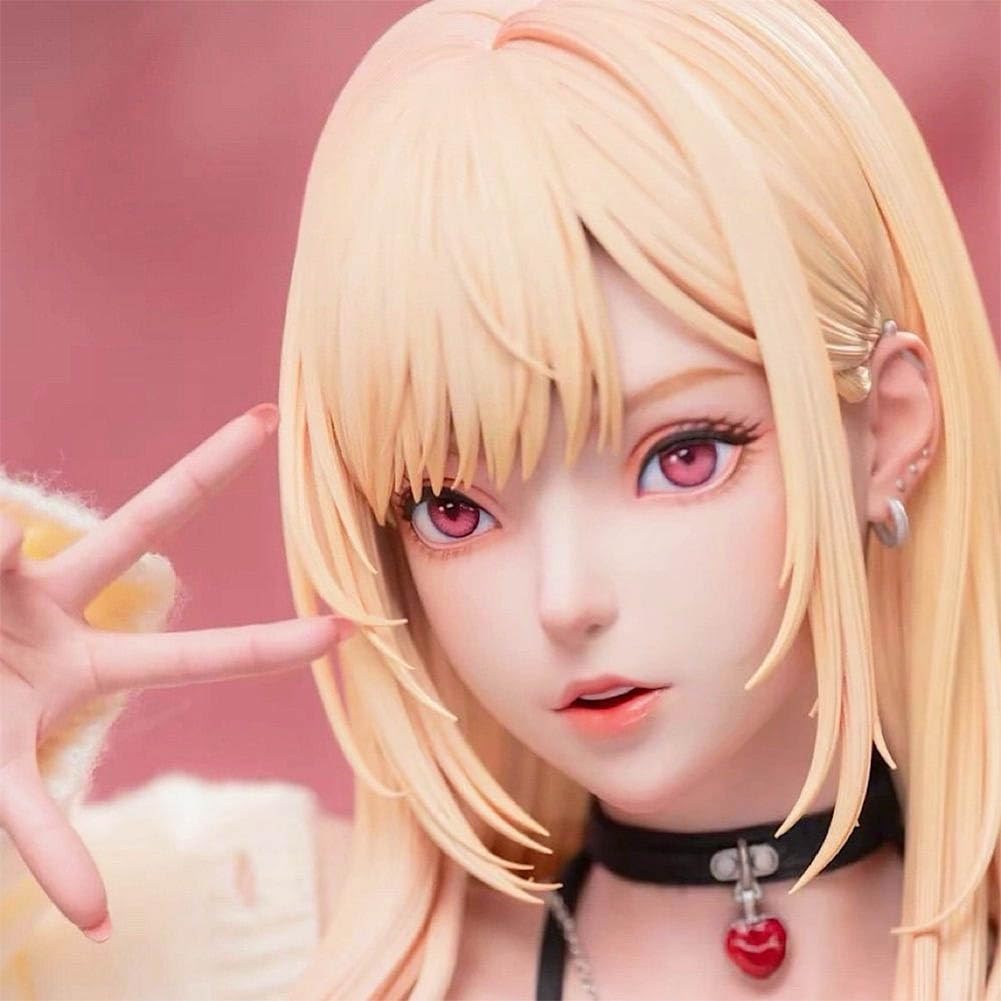 Kitagawa Marin Figura Costumi da bagno versione inginocchiata modello posa | Anime Dress Up Figura, Cambia le Parti Statue, Abbigliamento Rimovibile, Regali da Collezione
