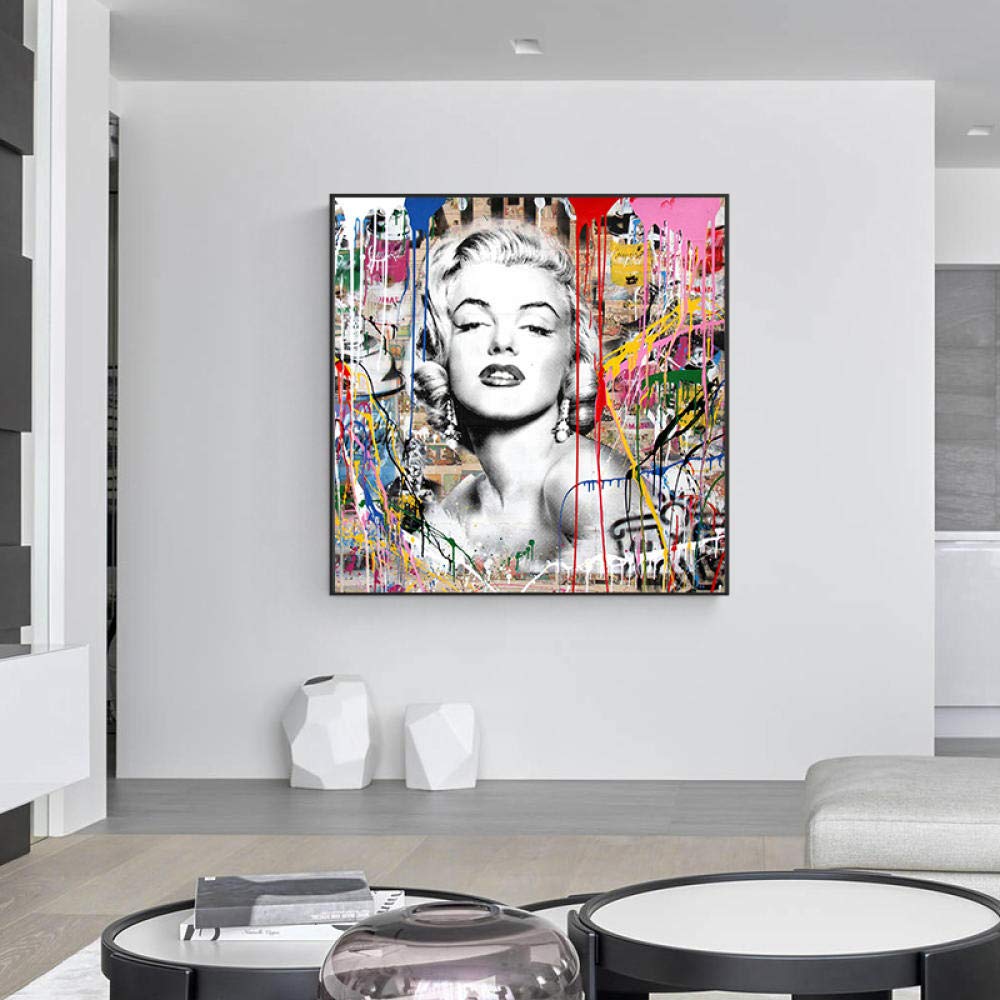 Affiche murale graffiti pour personnaliser un mur blanc terne avec un art urbain 50x70cm