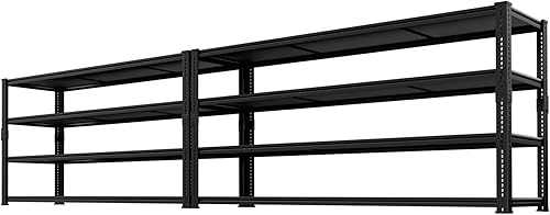 Miniatura 12 de Estantes de almacenamiento resistentes, 48 pulgadas de largo x 18 pulgadas de ancho x 72 pulgadas de alto, estantes de almacenamiento de garaje,