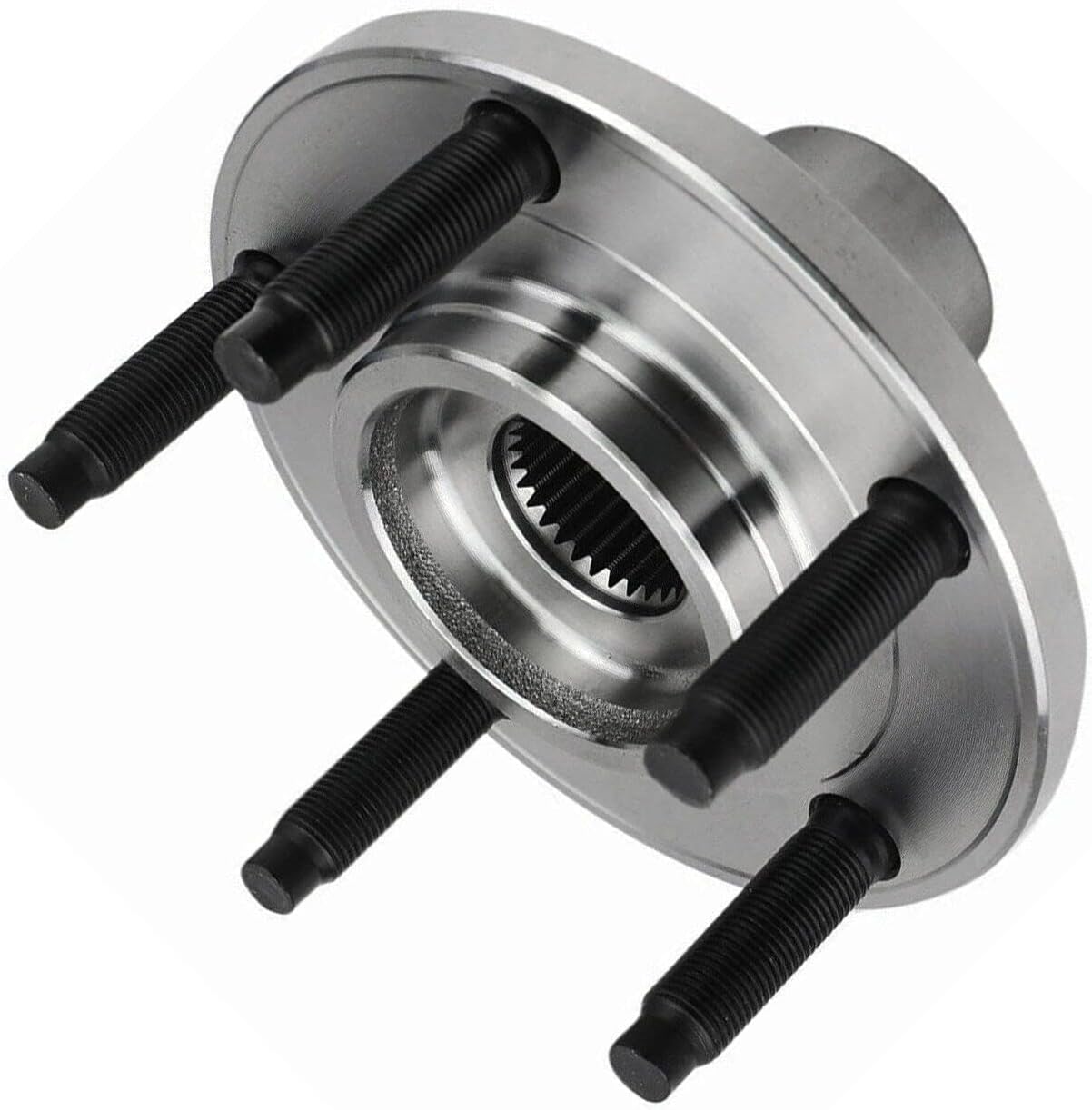 Detroit Axle - Front 2pc Wheel Bearing Hub Kit for 07-10 Ford Edge Lincoln MKX, Wheel Bearing & Hub Driver Side CV Axle 2007 2008 2009 2010 Replacement