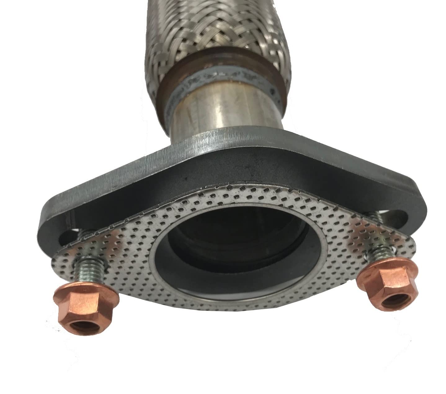 Reperaturset Flexrohr Universal Interlok kompatibel mit FORD FOCUS 1.4-1.6 16V mit Schellen Dichtung und Schrauben Montage ohne Schweißen - Flexstück Flexibles Rohr inkl. Montage Cement BOSAL