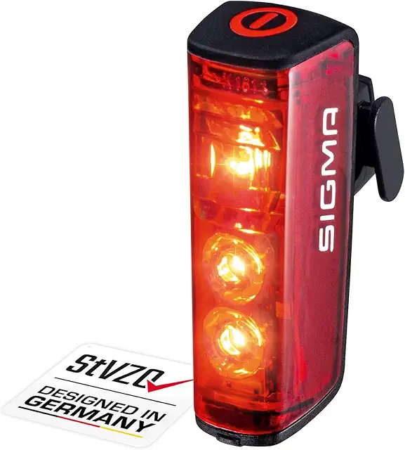 Imagen relacionada con SIGMA Sport - Blaze Flash I Faro de Bicicleta LED I Trasero Intermitente con función de luz de Freno