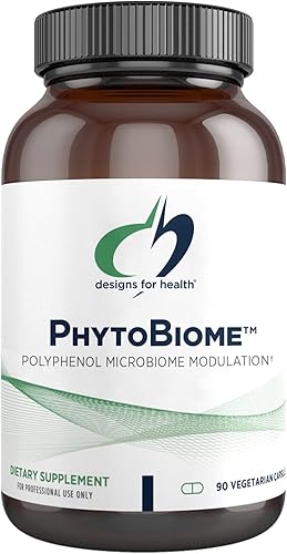 Miniatura 1 de Designs for Health PhytoBiome - Suplemento de polifenoles para el microbioma intestinal - Alternativa prebiótica tradicional para apoyar la salud