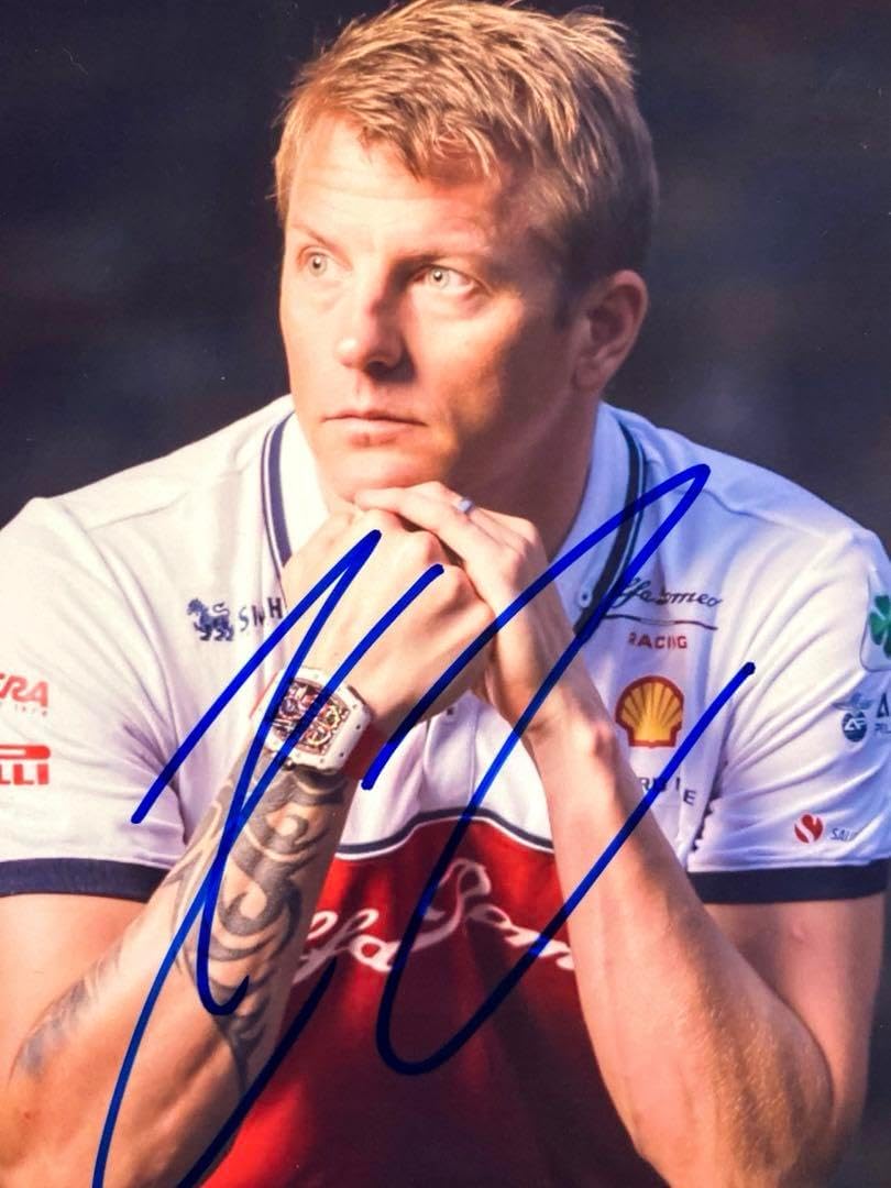 セール中…キミ・ライコネン直筆サイン入り2Lサイズ写真… キミ・ライコネン直筆サイン入り2Lサイズ写真…Kimi Räikkönen…