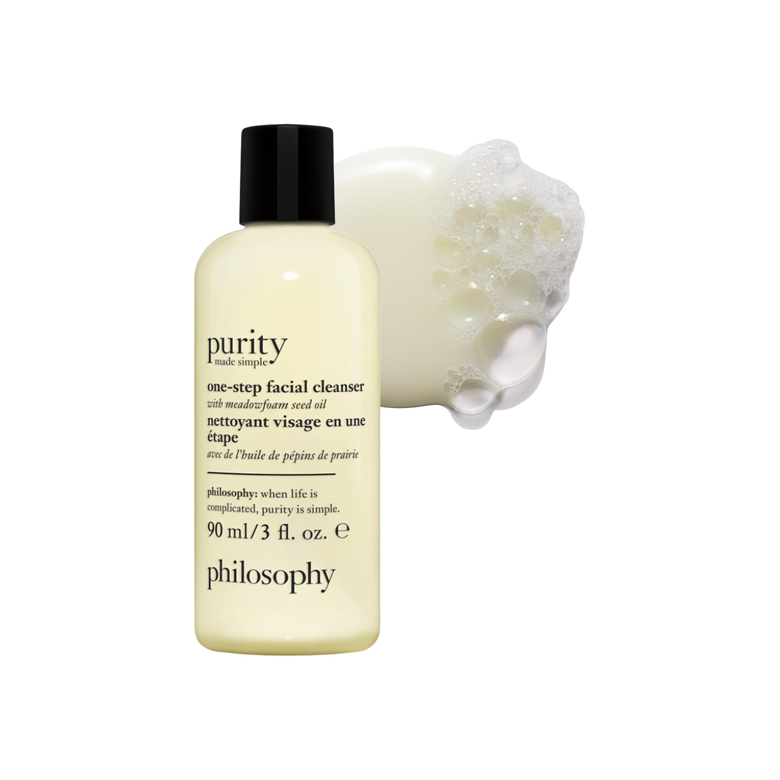 philosophy purity one-step facial cleanser | gentle face cleanser with meadowfoam seed oil