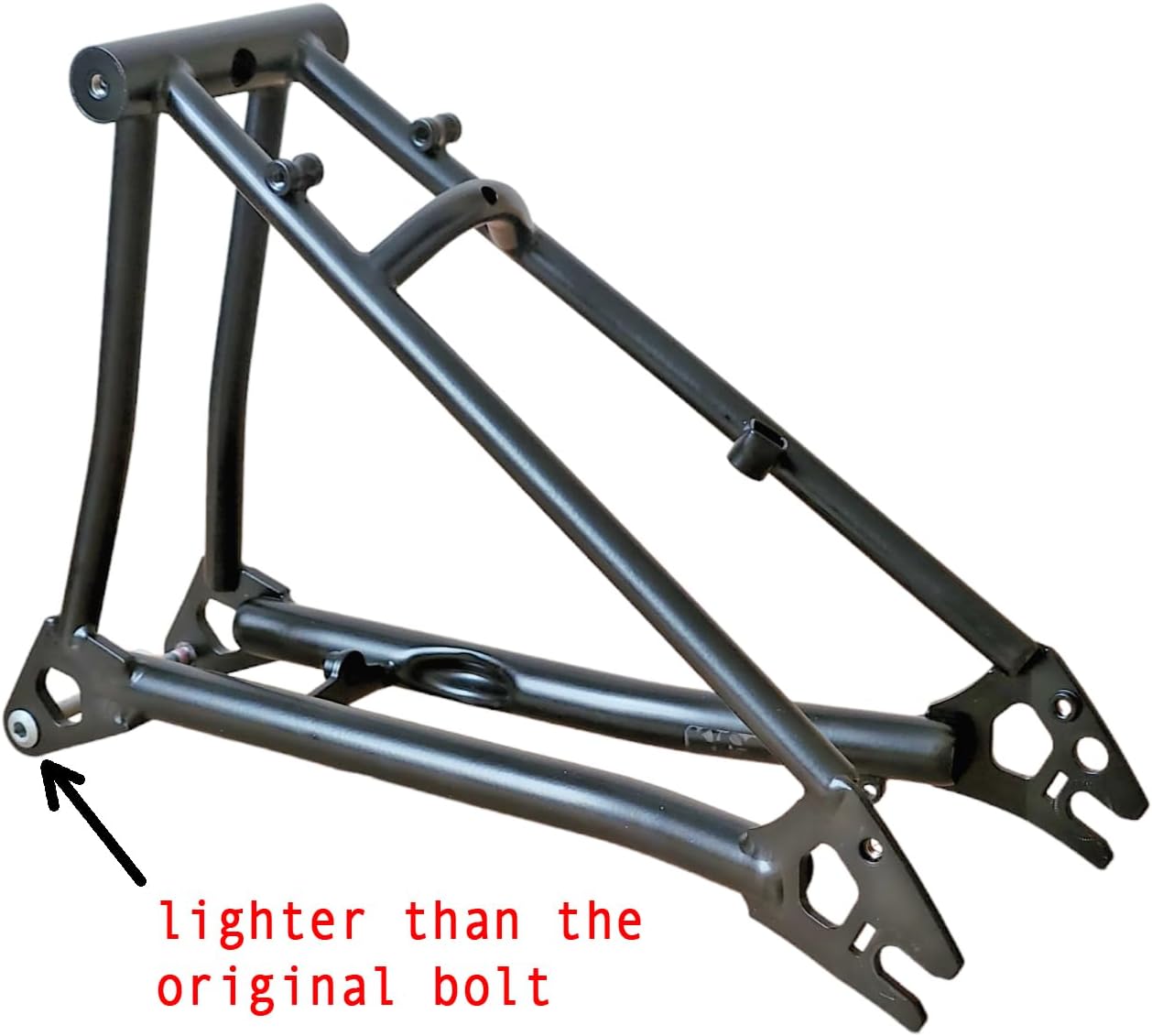 Titanium Rear Hinge Spindle Pin for Brompton