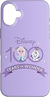 Vista 22 de Funda para iPhone 16 Disney 100 Anniversary Frozen Elsa y Olaf Wonder D100