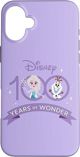 Miniatura 22 de Funda para iPhone 16 Disney 100 Anniversary Frozen Elsa y Olaf Wonder D100