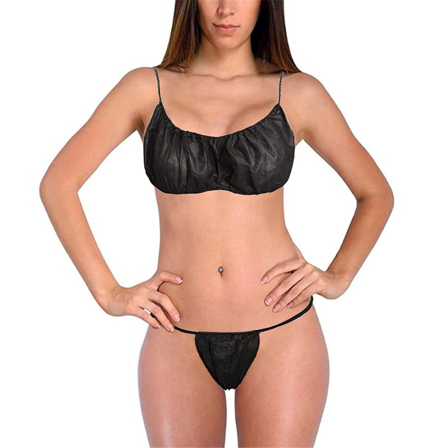 100pcs Disposable Bra and Underwear for Spray Tannin