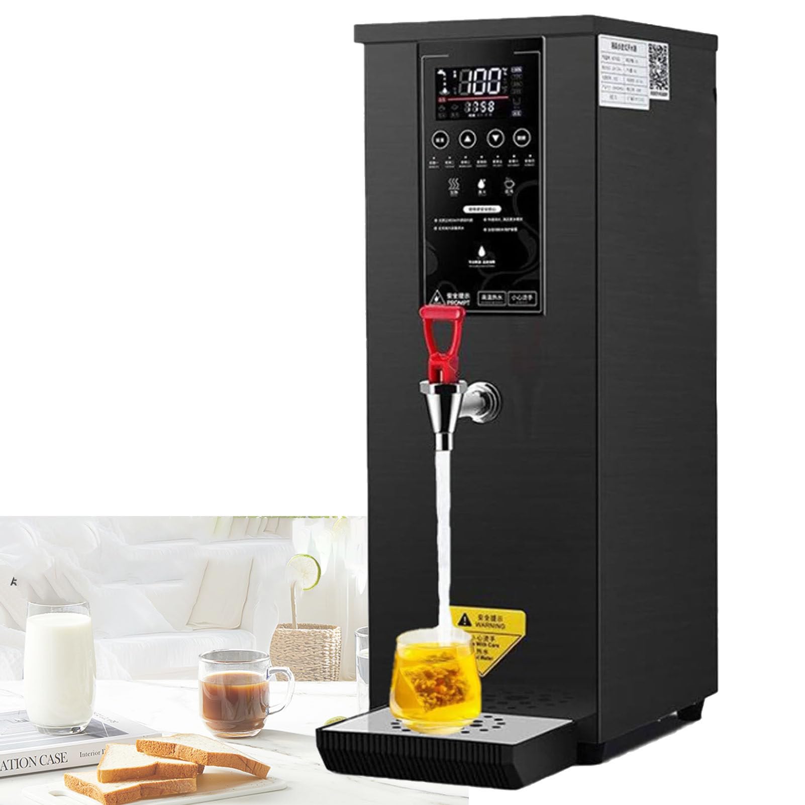 Urna de té Autofill para catering y bufés con control digital de temperatura