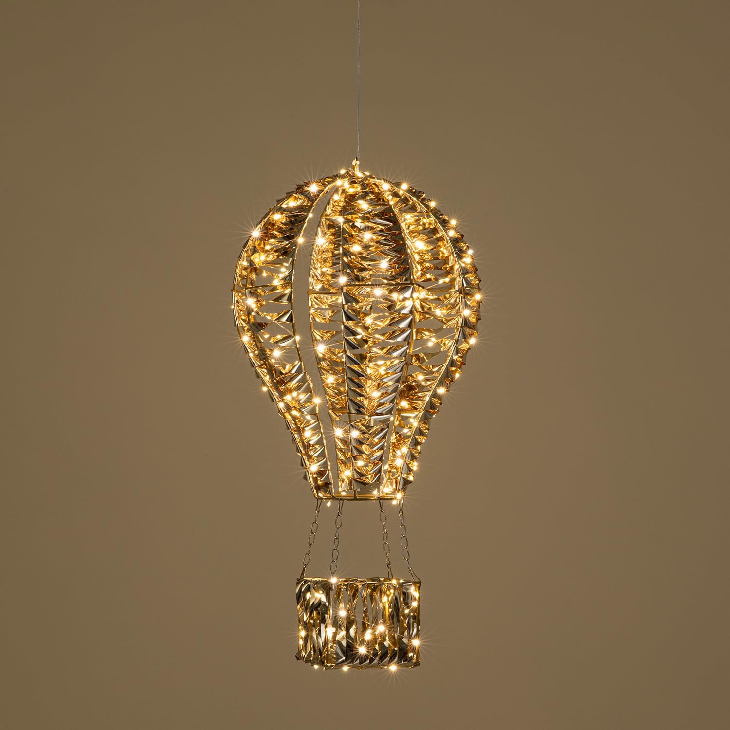Asu Led Işıklı Balon Dekor 60 cm Altın