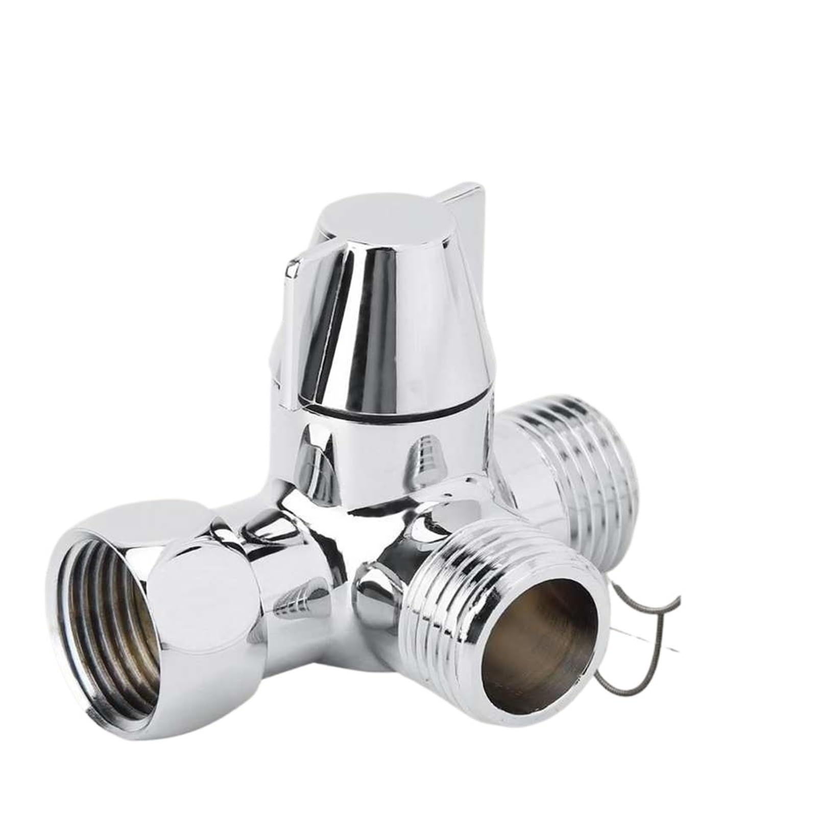 Inverseur d'eau 3 voies G1/2 en T pour douchette et bidet