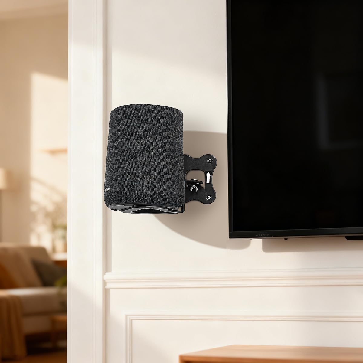 Lautsprecher-Wandhalterung, mit verstellbarem Schwenk- und Neigungswinkel, geeignet für Harman Kardon Enchant Lautsprecher Heimkino Soundbar