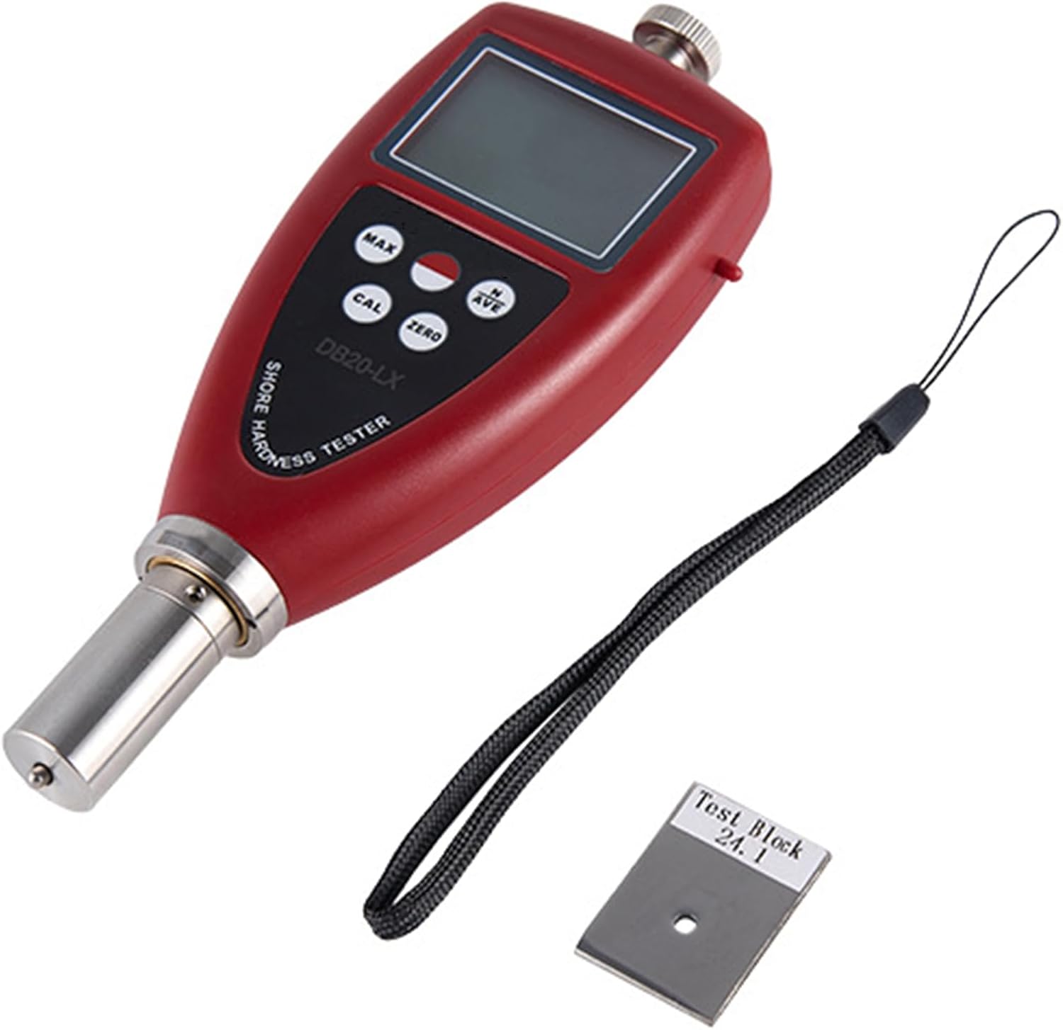Shore A Hardness Tester, Surface Hardness Meter, Hardness Value 20~90A, with Automatic Shutdown Function, for Rubber, Tire, Plastic, Thermal Plastic, Flooring