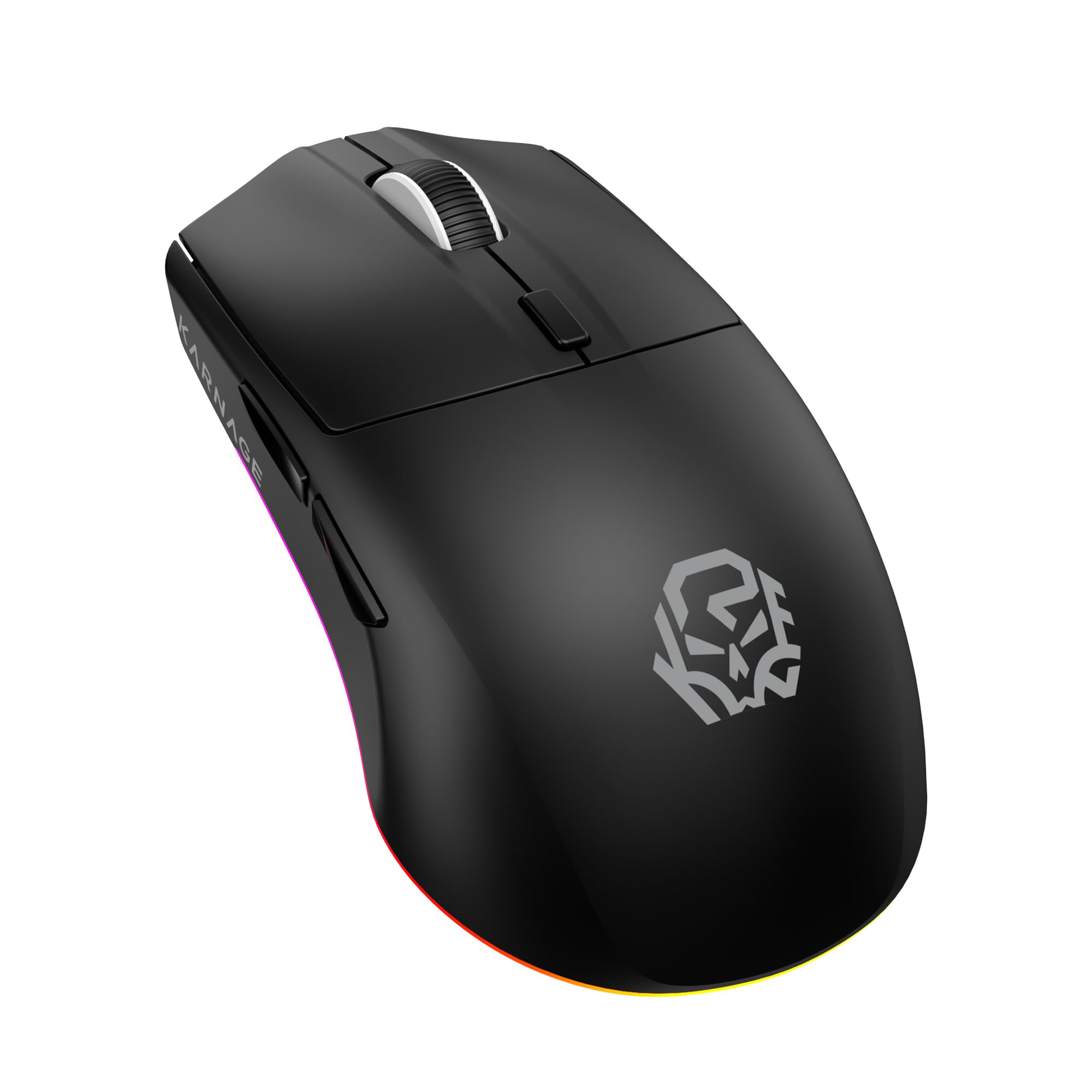 KARNAGE by EVM Templar Tri-Mode Wireless RGB Gaming Mouse | 16000 DPI | 65g Lightweight | BT + 2.4G + Wired | 14 RGB Modes | Advance Software | 1000Hz Polling | PC/Mac | White | 2 Years Warranty-image-29