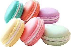 QTMY 6 PCS Colorful Mini Macaron Shape Pill Case Organizer for Birth Control or Medications