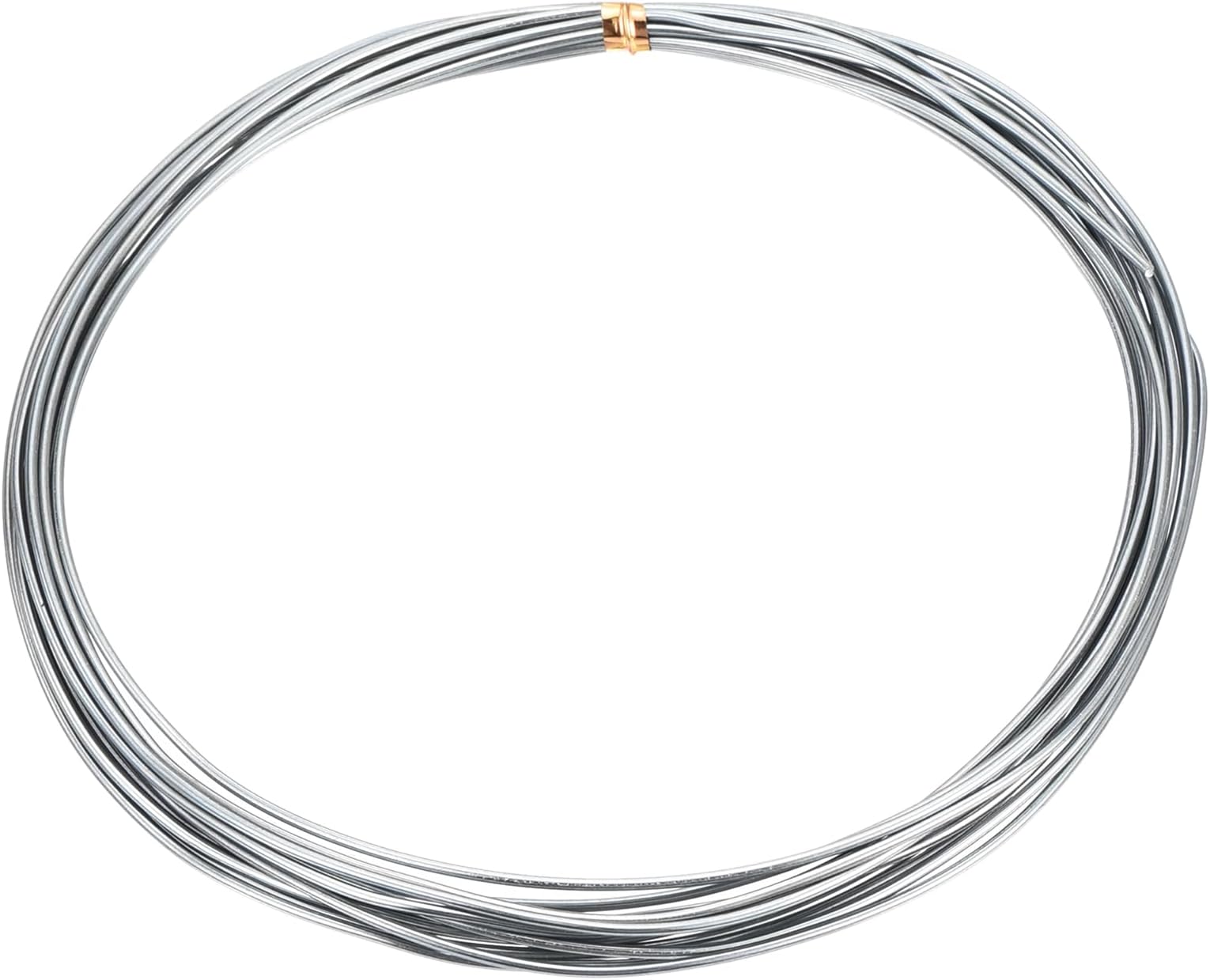 uxcell 1Pcs Zinc Wire, 99.99% High Purity Solid Zinc Bar 1/32"(1mm) Dia 118 1/8"(3000mm) Length Zinc Metal Rod Anode Good Conductivity for Scientific Experiment Research DIY Craft