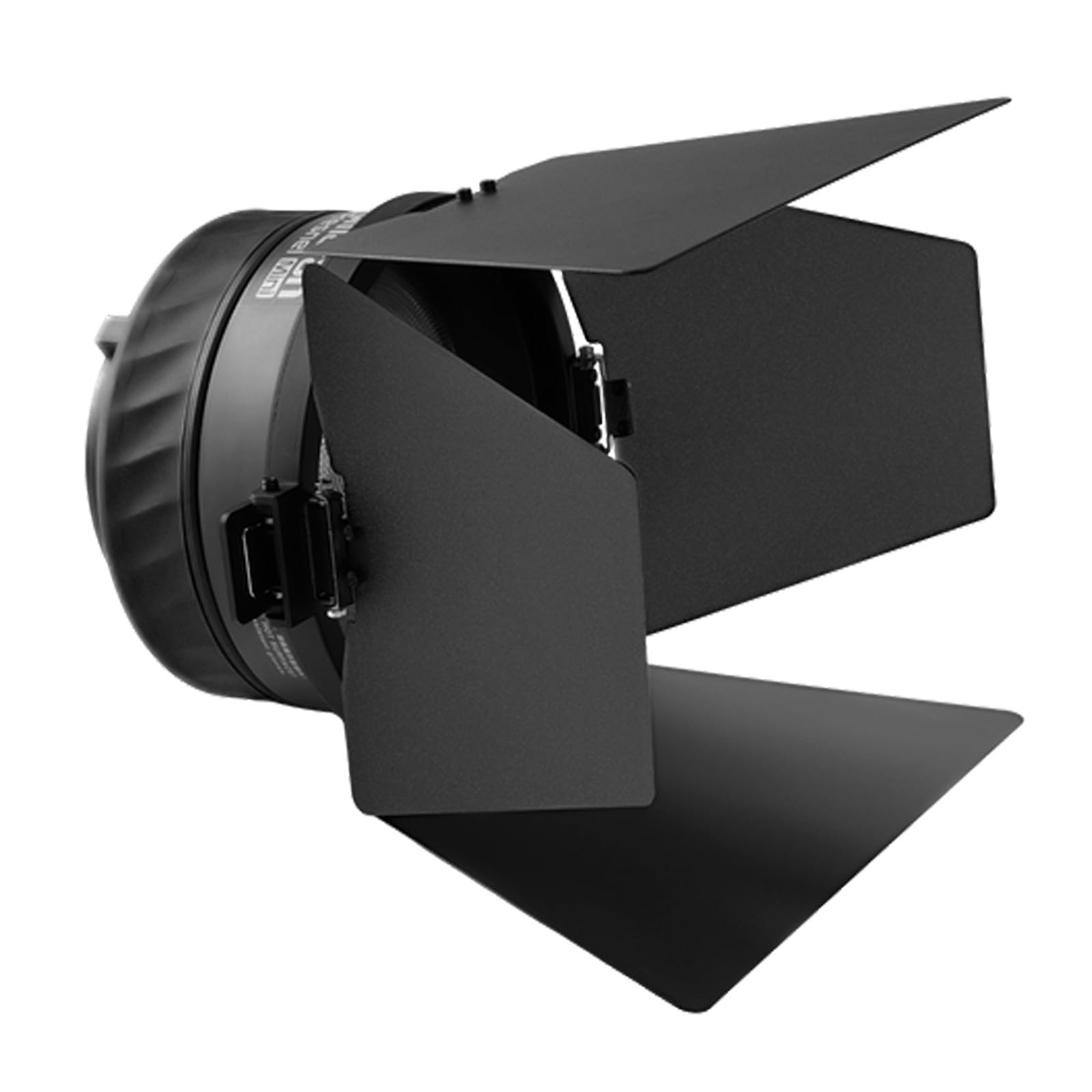 Accessoire Amaran Mini Fresnel à Monture Bowens pour Projecteurs Ray 60c/120c et Halo 60x/100x – 12 cm (4,7 Pouces), Faisceau Orientable de 15 à 30°, avec Volets à 4 Vantaux pour la Photographie