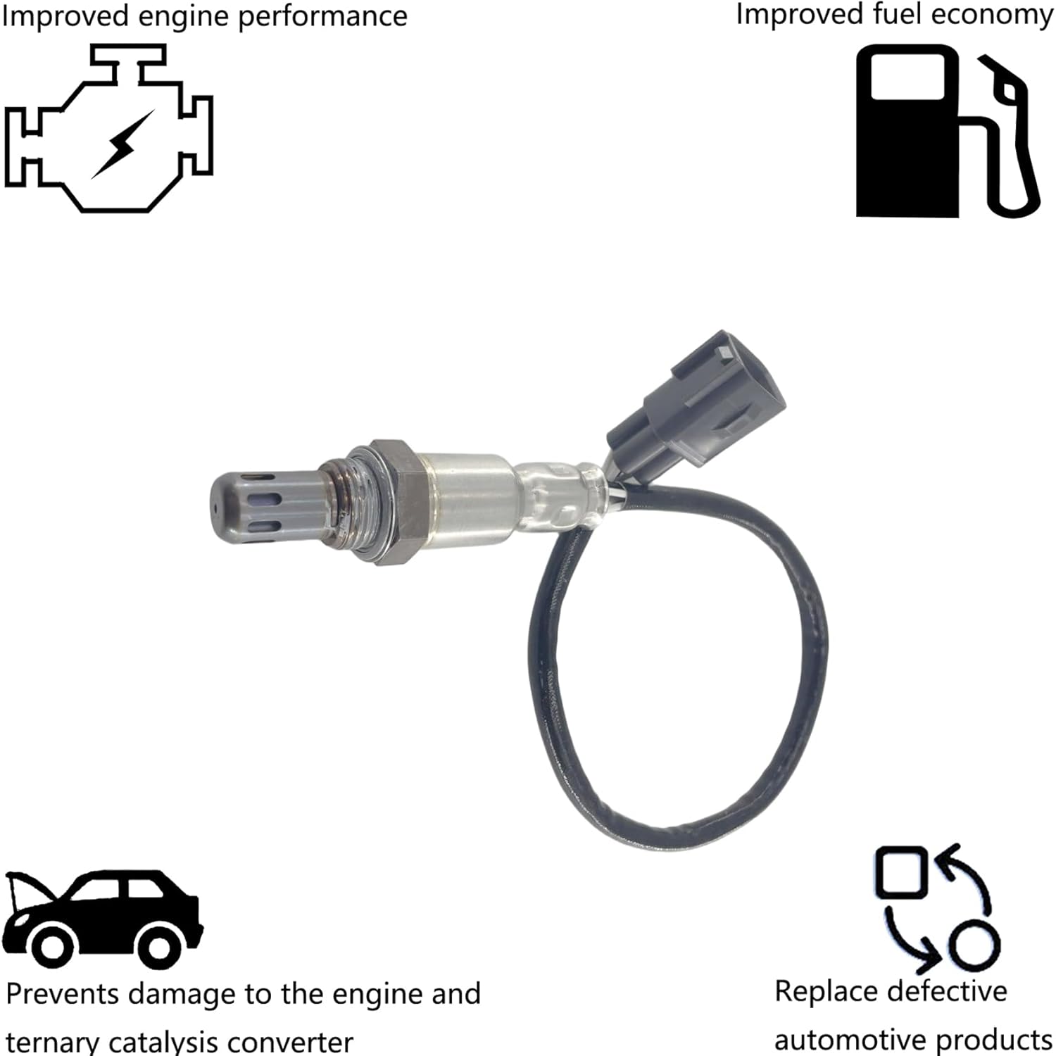 Post Downstream Oxygen O2 Sensor Replacement for Nissan 2013 2014 2015 Sentra 1.8L,Replaces#234-4904 24472