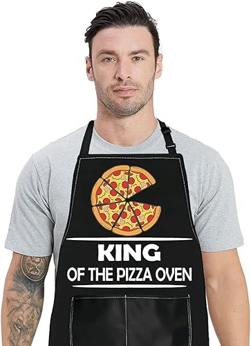 BWKTOP - Delantal de chef de pizza con bolsillo para chef y papá disponible en Yaxa Costa Rica