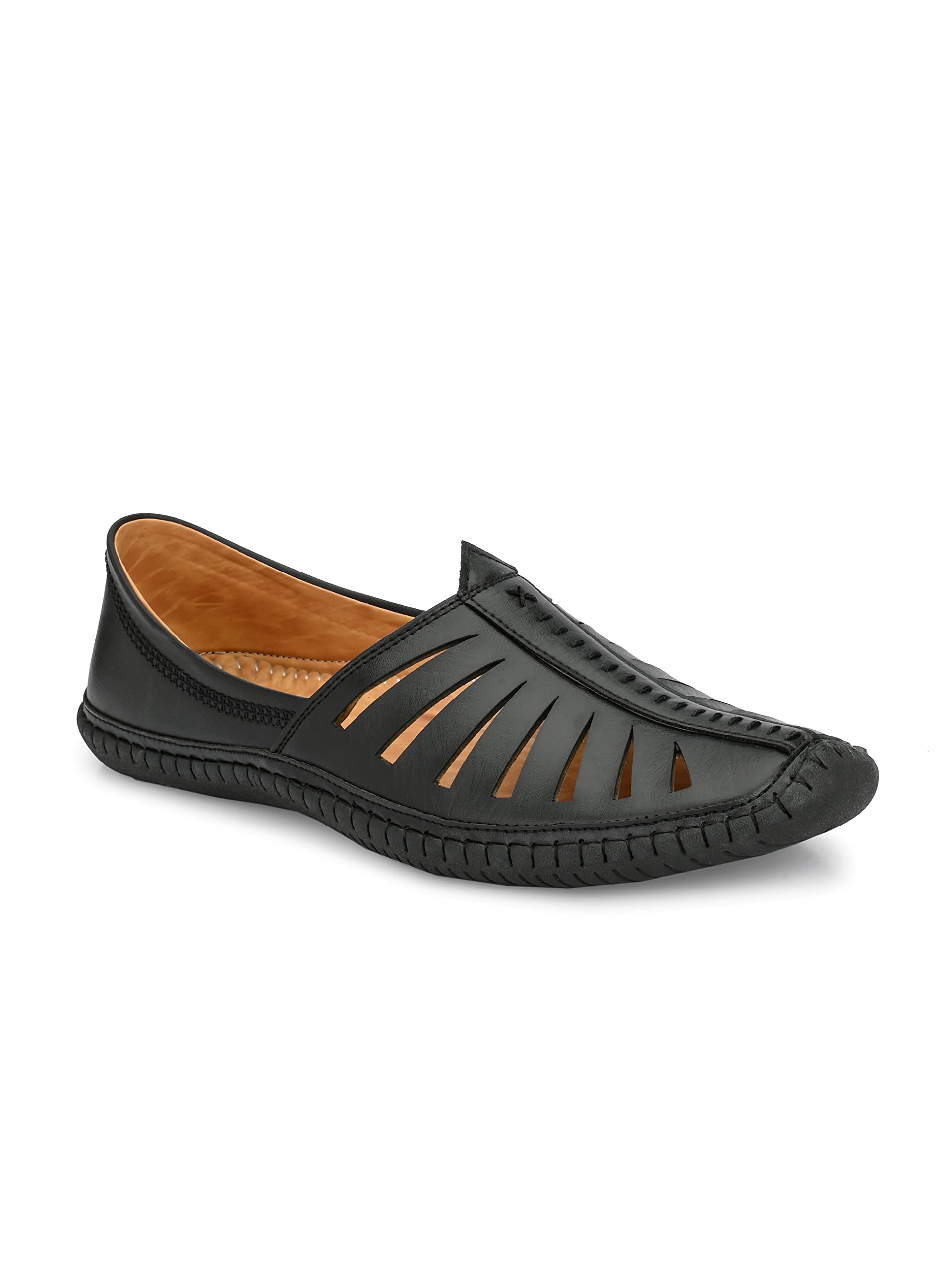 Wasan Shoes Men's PU Synthetic Sandals Comfortable & Durable Casual Footwear-image-45