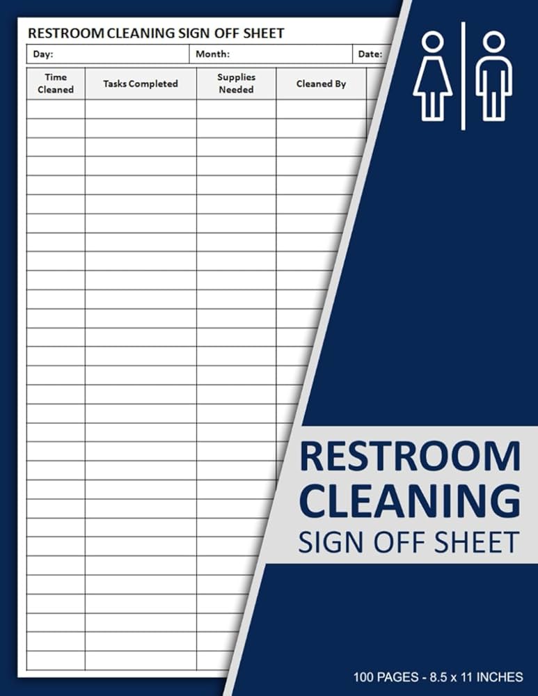 restroom-cleaning-sign-off-sheet-bathroom-cleanup-schedule-for-offices-cafes-hotels-restaurants-and-other-businesses-restroom-cleaning-log-book-publishing-lhamas-fa-amazon-com-books for Free Printable Bathroom Sign Out Sheet Restroom Cleaning Sign Off Sheet: Bathroom Cleanup Schedule for Offices, Cafes, Hotels, Restaurants, and Other Businesses | Restroom Cleaning Log Book: Publishing, Lhamas.Fa: Amazon.com: Books for Free Printable Bathroom Sign Out Sheet