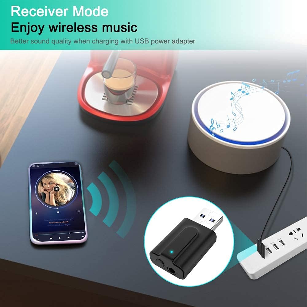 Smartphone streaming music to non-Bluetooth speaker via NETVIP adapter in RX mode