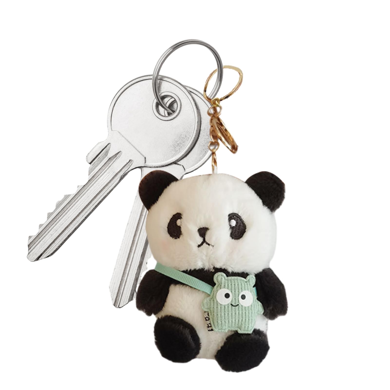 Amazon.co.jp: [WOBBLO] パンダ キーホルダー ぬいぐるみ - かわいい