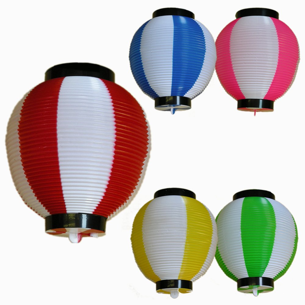 Amazon.co.jp: 提灯 提燈 ちょうちん 7号 レインボーアソート 5色